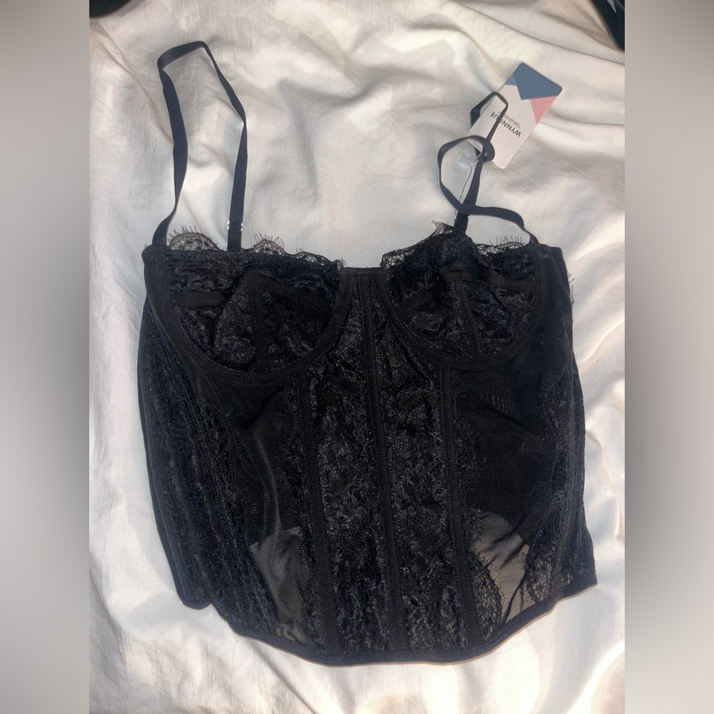 Black corset top brand new